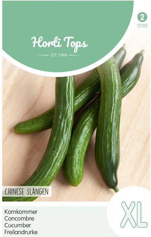 Hortitops Komkommer Cucumis sativus Chinese Slangen Groentezaden 2 gram