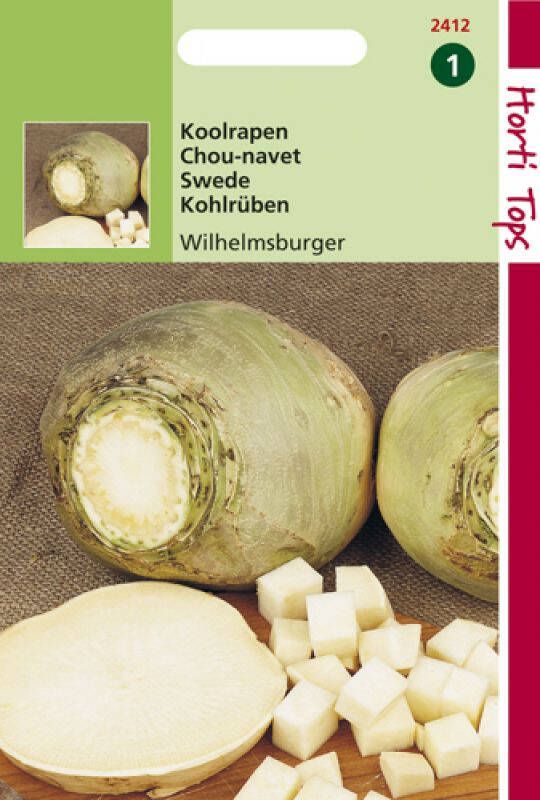 Hortitops Koolraap Brassica napus var. nap. Wilhelmsburger Type Friese Kool 5 gram