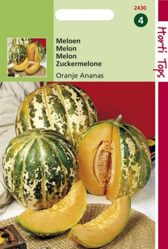 Hortitops Meloen Citrullus lanatus Oranje Ananas Fruitzaden 1 g