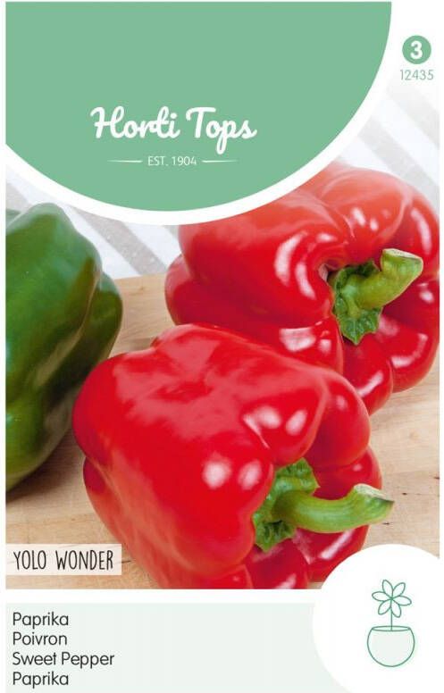 Hortitops Paprika Capsicum annuum Yolo Wonder Paprika 1 5 gram