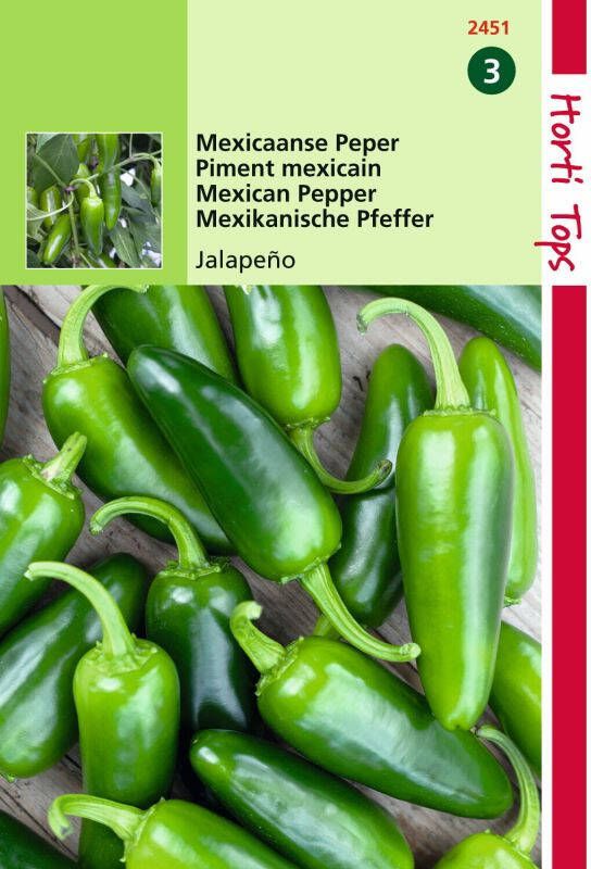 Hortitops Peper Jalapano Mexicaans Capsicum annuum Peper 2 gram