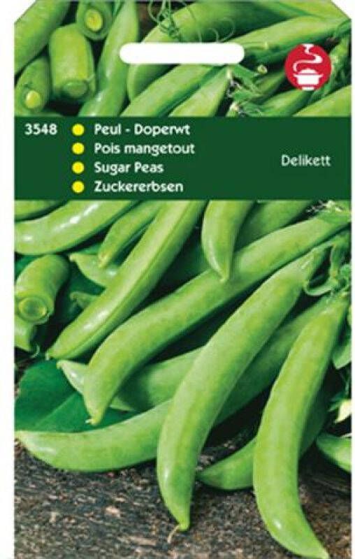 Hortitops Peulen Pisum sativum Delikett (Sugar Snap) Peulvruchten 100 gram