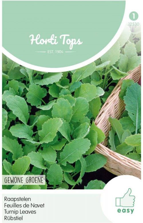 Hortitops Raapstelen Brassica campestris Groene Overige groenteplanten 10 gram