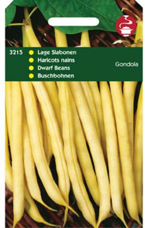 Hortitops Stamslabonen Phaseolus vulgaris Gondola (Wasboon witzadig) Sla- of sperziebonen 100 gram