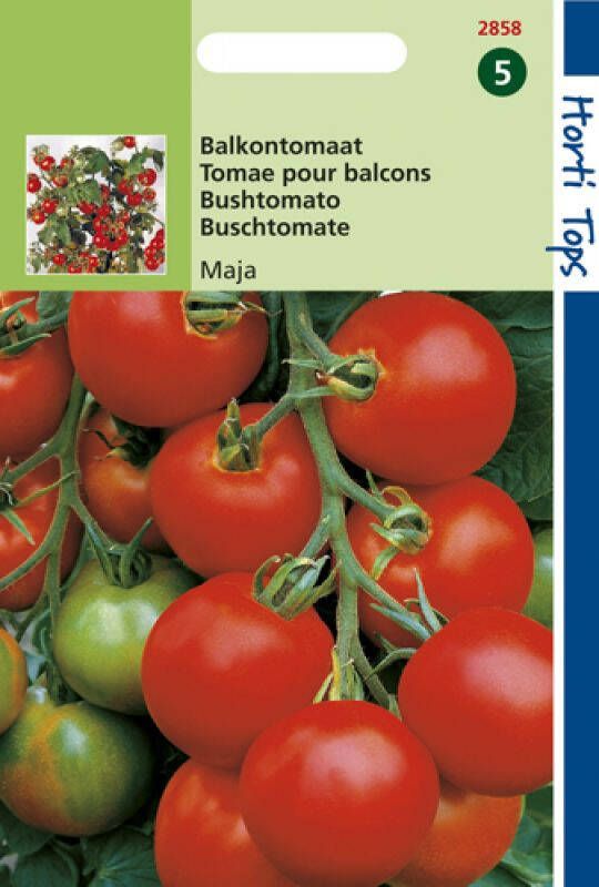 Hortitops Tomaten Solanum lycopersicum L. (syn L. esculentum) Maja -Balkontomaat Amateur Variety Tomaten 0 75 gram