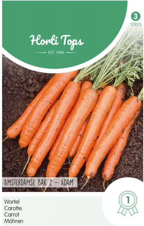 Hortitops Wortelen Daucus carota Amsterdamse Bak 2 Adam Wortelen 5 gram