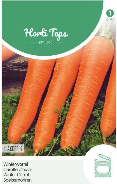 Hortitops Wortelen Daucus carota Flakkeese 2 (Stomppunt) Wortelen 6 gram