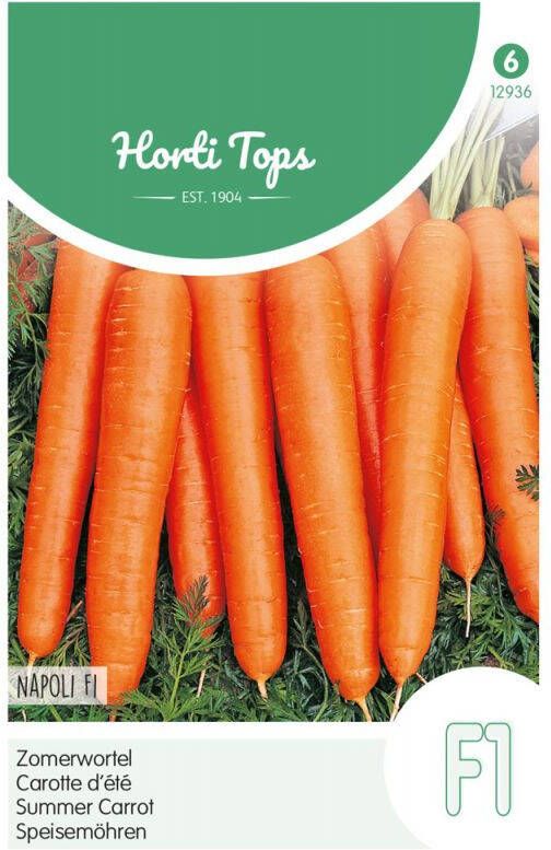 Hortitops Wortelen Daucus carota Napoli F1 Wortelen 800 stuks