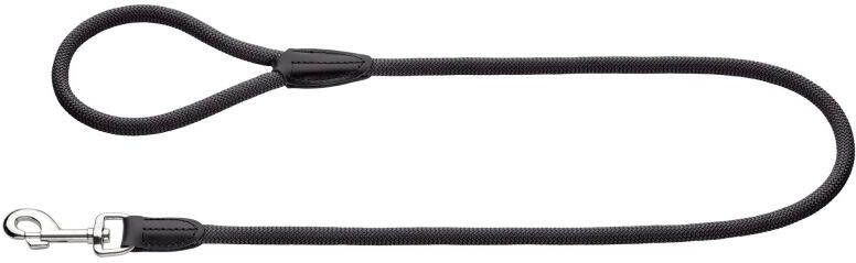 Hunter Freestyle lijn Hondenriem Zwart Touw 8-110 cm