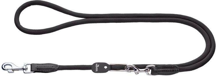 Hunter Vario Freestyle lijn Hondenriem Zwart Touw 10-260 cm
