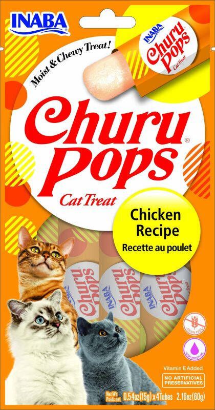 Inaba Churu Pops Kattensnack Kip 0 004 kg