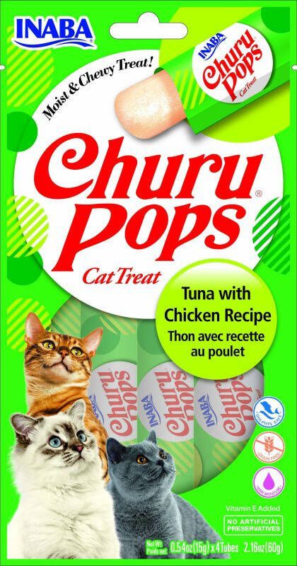 Inaba Churu Pops Kattensnack Kip Tonijn 0 004 kg