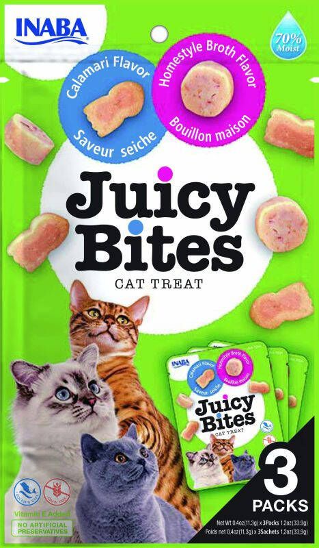 Inaba Juicy Bites Kattensnack Inktvis Bouillon 0 003 kg