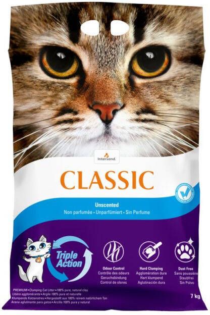 Intersand Classic Unscented Kattenbakvulling Fijn 7 kg