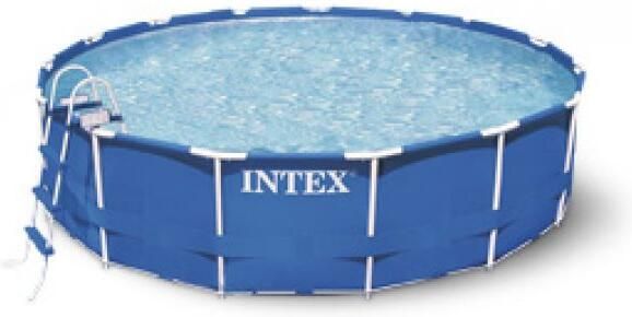 Intex Metalen Frame Zwembad Opzetzwembad Ø 305 x 76 cm Rond - Foto 7