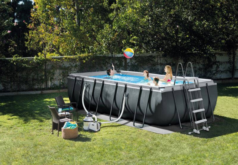 Merkloos Sans marque Intex Ultra XTR Rechthoekig Frame Pool 549x274x132 cm incl. accessoires ZwemDeluxe - Foto 3