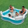 Intex Swim Center™ Family Lounge Pool Opblaaszwembad 229 x 229 x 66 cm - Thumbnail 2