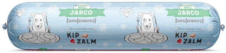 Jarco Hondenworst Kip Zalm 250 gram