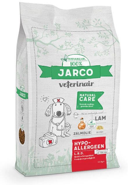 Jarco Hypoallergeen Hondenvoer veterinair Lam Rijst 12 5 kg