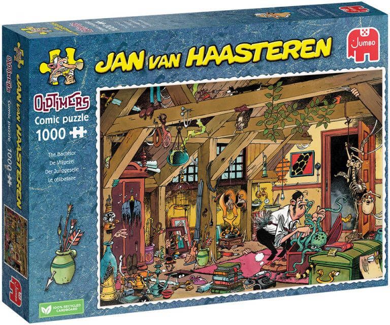 Jumbo Jan van Haasteren Oldtimers De Vrijgezel Puzzel 1000 stukjes Blauw