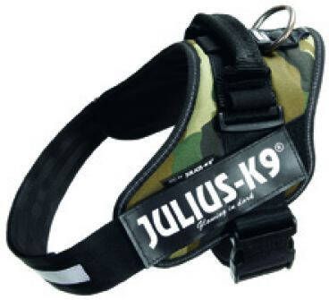 Dobeno Julius K9 Krachtharnas Idc 1-l: 63-85 Cm 50 Mm Camouflage Voor Hond