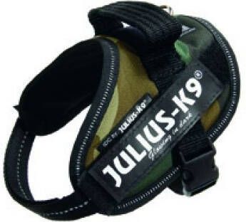 Dobeno Julius K9 Krachtharnas Idc Mini-m: 49-67 Cm 22 Mm Camouflage Voor Hond