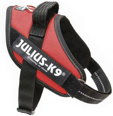 Beeztees Julius-K9 IDC-Powertuig Mini 40-53cm rood