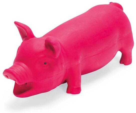 Karlie Varken Knuffel Hondenspeelgoed Roze 33x12x10 cm