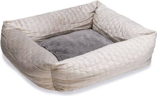 Karlie Velvet Hondenmand Beige 55x50x20cm Klein
