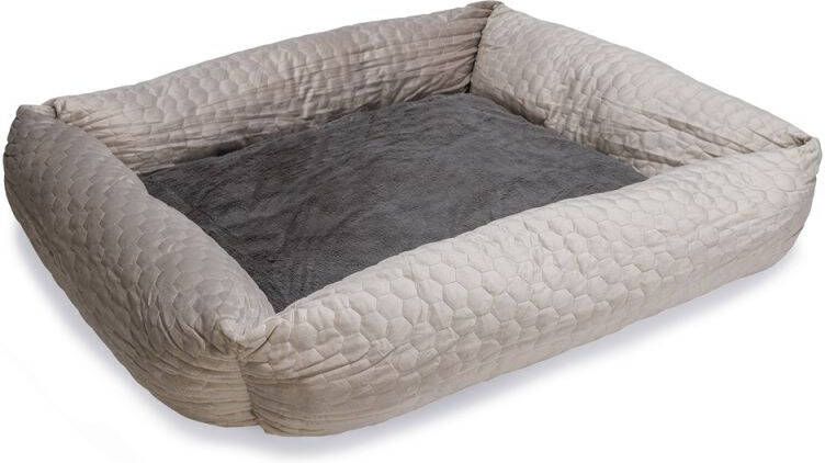 Karlie Velvet Hondenmand Beige 80x70x22cm Groot