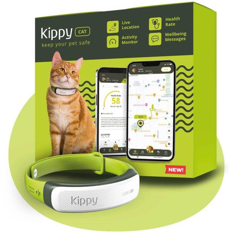 Kippy CAT Katten GPS tracker Groen