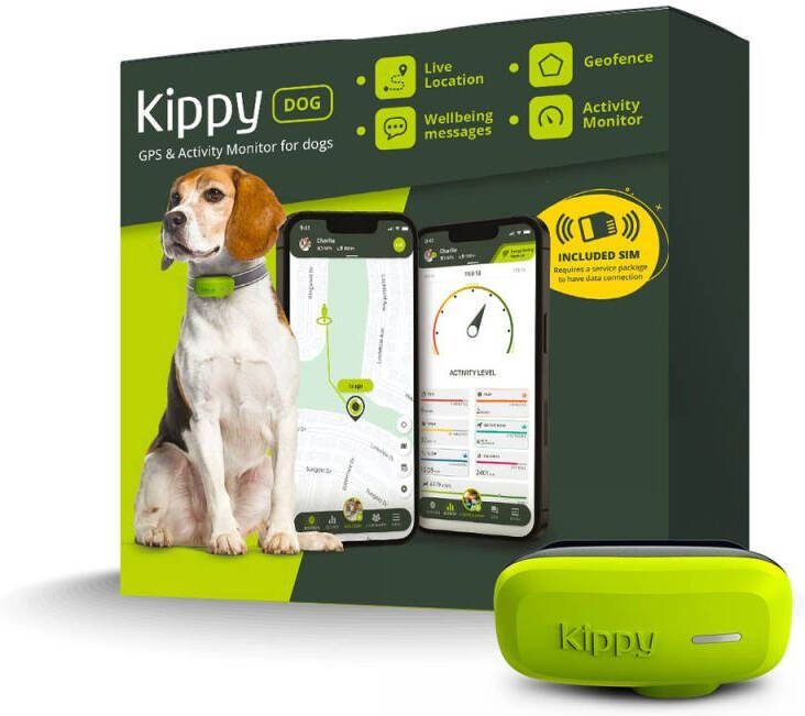 Kippy Dogg GPS tracker Hond Groen