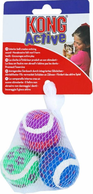 Kong Active Tennisballen Kattenbal 1 stuk