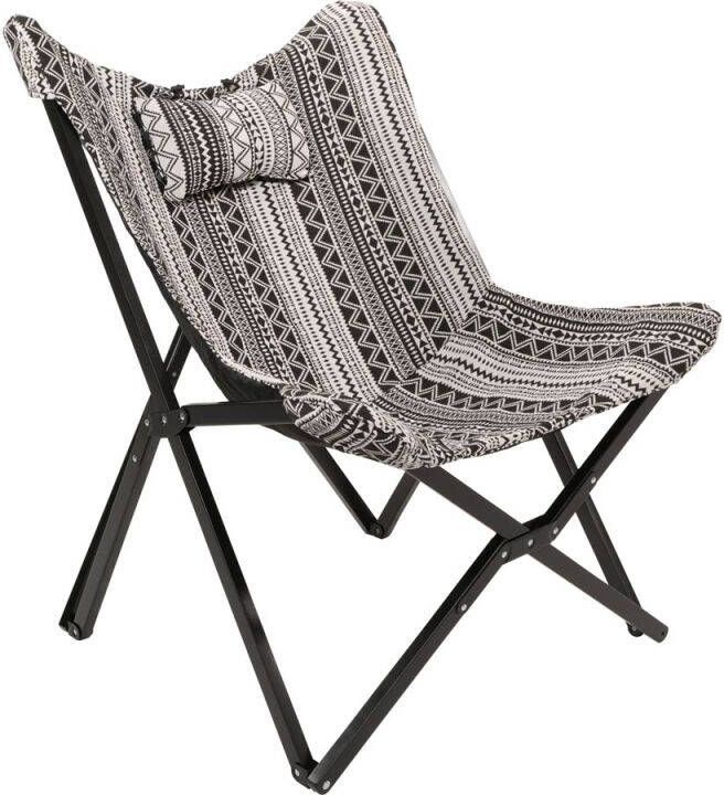 Lesli Living Vlinderstoel Aztec 70x81 5x98 zwart en wit - Foto 2