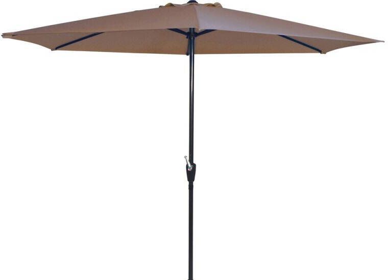 Lesliliving Outdoor Living Parasol Gemini taupe Ø3mtr - Foto 2