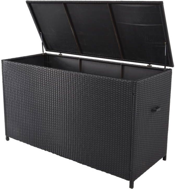 Lesliliving Outdoor Living kussenbox 165x67x95 cm zwart - Foto 4
