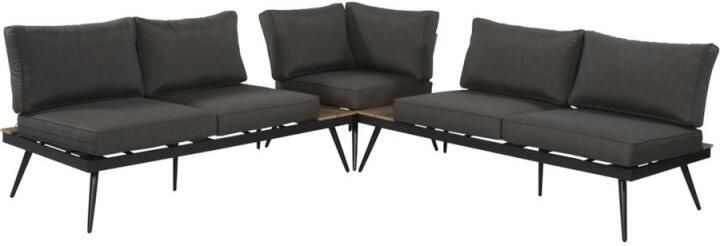 Lesliliving Outdoor Living Loungeset Arezzo Antraciet - Foto 5