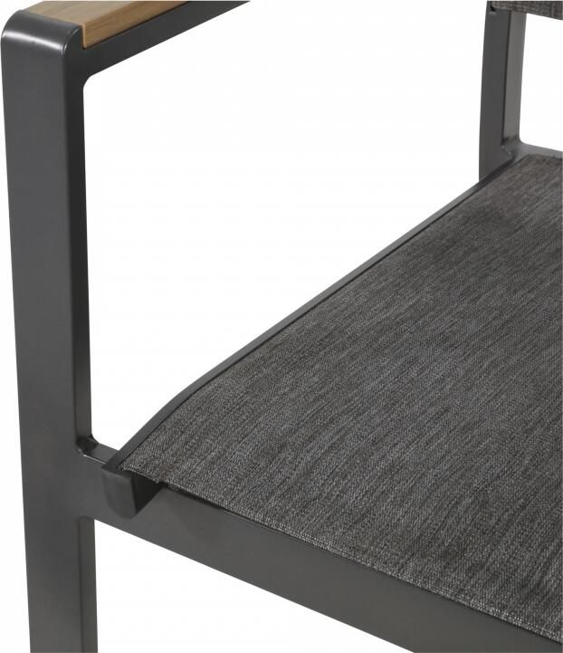 Lesliliving Outdoor Living Tuinstoel Arezzo Antraciet - Foto 3