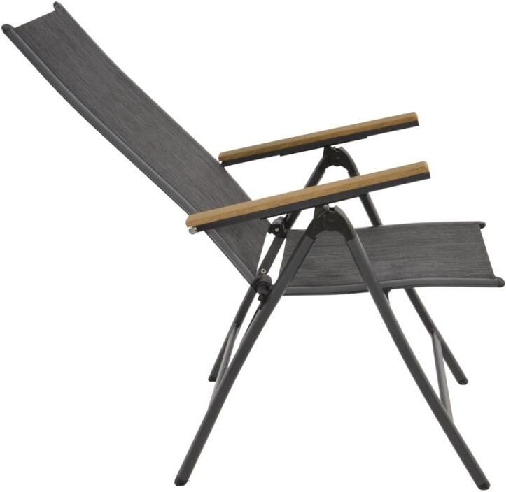 Lesliliving Lesli Living Stoel verstelbaar Arezzo 57x69x103 cm aluminium