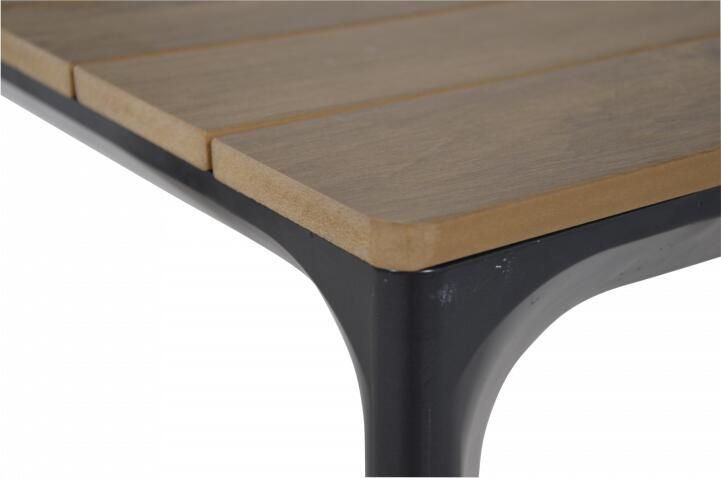 Lesli Living Arezzo dining tuintafel | aluminium + polywood | 160x90cm - Foto 5