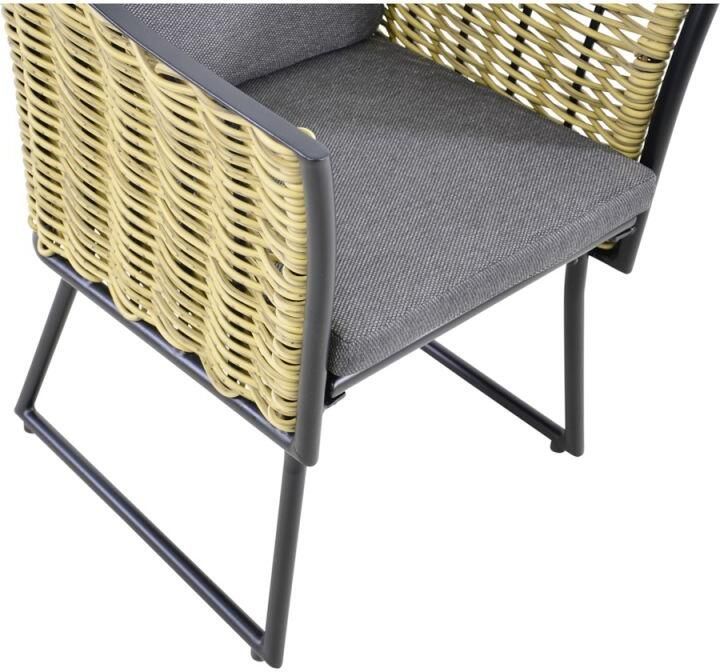 Express Solamente antraciet wicker tuinstoelen Set van 2 stuks - Foto 4