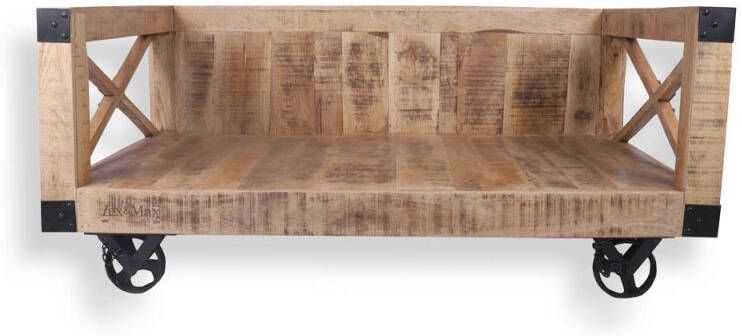 Lex & Max Bari Divan Hondenbench meubel Zand 58x134x84 cm