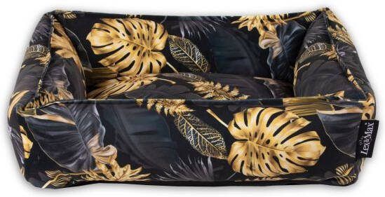 Lex & Max Dubai Hondenmand Zwart Goud 20x70x55 cm