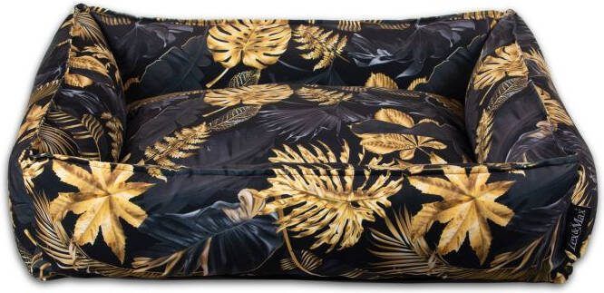 Lex & Max Dubai Hondenmand Zwart Goud 20x80x65 cm