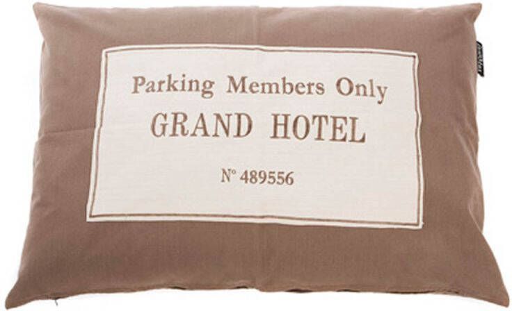 Lex & Max Hotel hondenkussen Taupe 100x70 cm