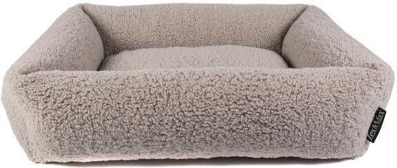 Lex&Max New York teddy Hondenmand M90x70cm Zand