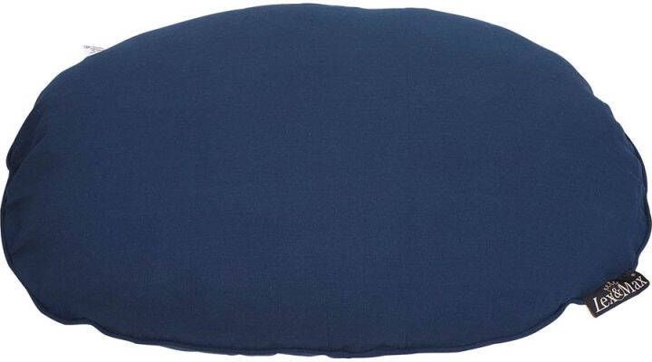 Lex & Max Tivoli Hondenkussen Blauw 14x90x61 cm