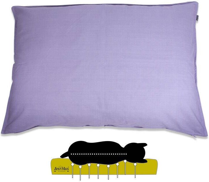 Lex & Max Tivoli Orthopedisch Hondenkussen Lila 16x100x70 cm