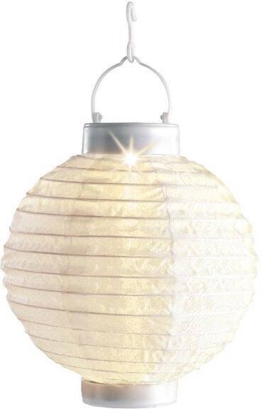 Lumineo LED Lampion Solar lampion Kunststof Warm wit