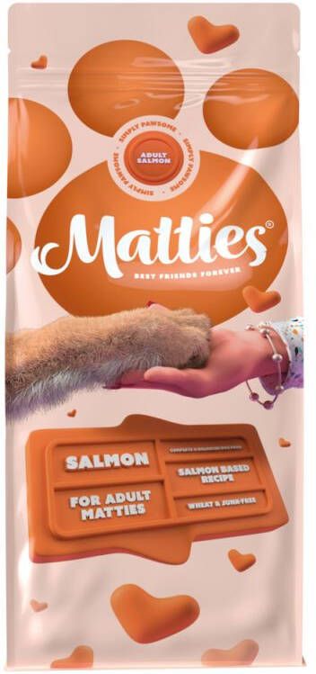 Matties Adult Salmon Hondenvoer Zalm Kip 12 kg